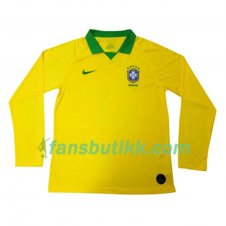 Fotballdrakt Brasil Hjemmetrøye Copa América 2019 Langermet